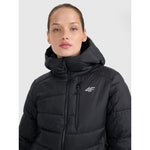Women's down trekking with Primaloft Silver filling szürke női kabát 4FRAW25TDJAF0792-20S