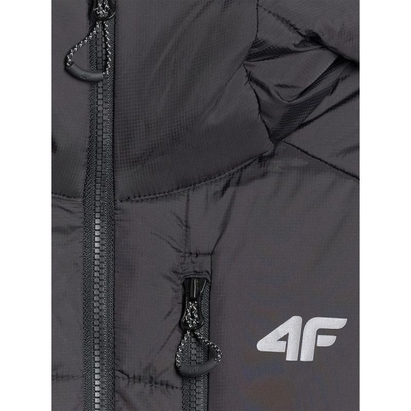 Women's down trekking with Primaloft Silver filling szürke női kabát 4FRAW25TDJAF0792-20S