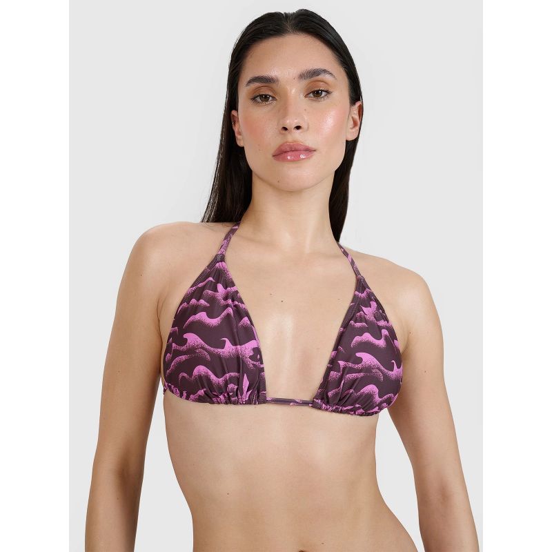 4f Women's Halter Bikini Top General Póló női 4FWSS25UBKTF075-50A