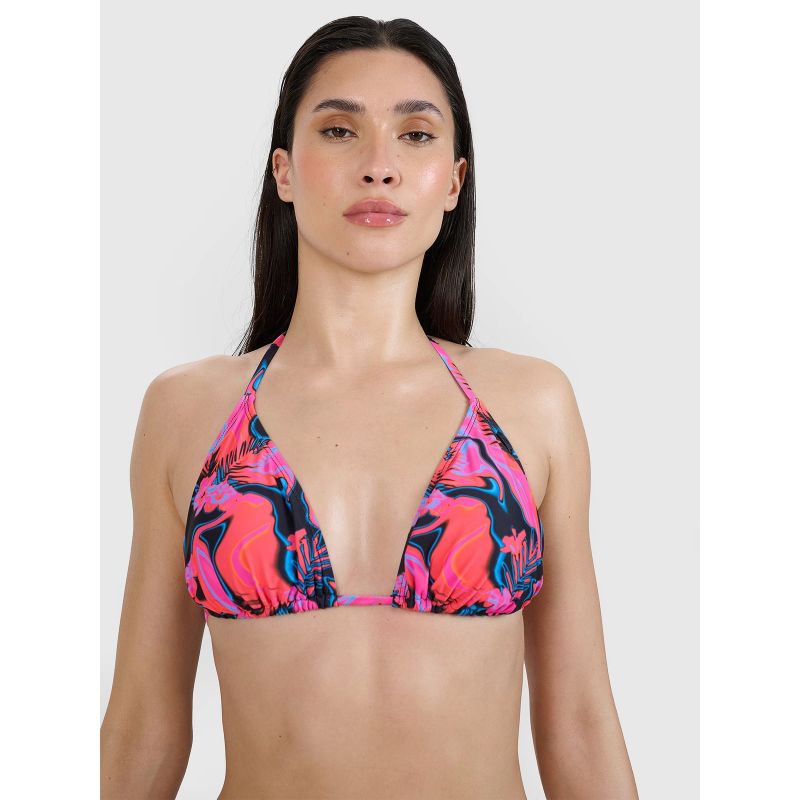 4f Women's Halter Bikini Top General Póló női 4FWSS25UBKTF075-54A