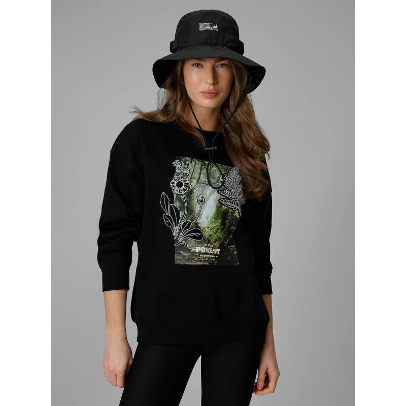4F Women's loose sweatshirt without hood női 4FRSS26TSWSF2837-20S