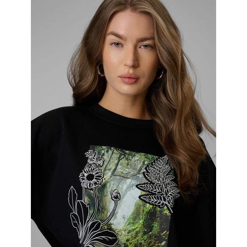 4F Women's loose sweatshirt without hood női 4FRSS26TSWSF2837-20S