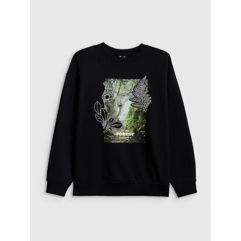 4F Women's loose sweatshirt without hood női 4FRSS26TSWSF2837-20S
