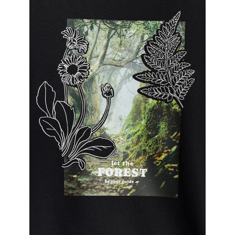 4F Women's loose sweatshirt without hood női 4FRSS26TSWSF2837-20S