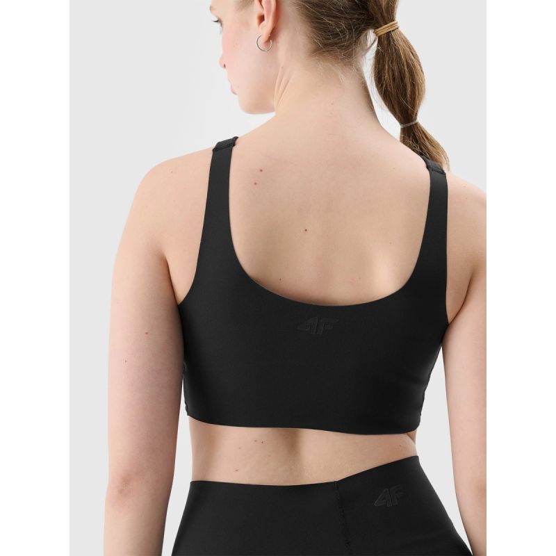 Women's medium support training bra 4F női sportmelltartó 4FRSS24USBAF158-20S