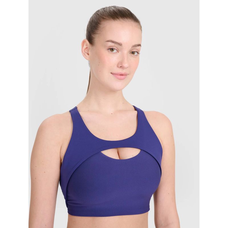 4f Women's medium support training bra Edzőruházat női 4FWSS25USBAF150-30S
