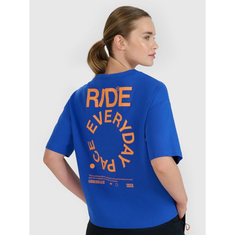 4f Women's oversize printed T-shirt női Póló 4FWSS25TTSHF1993-36S