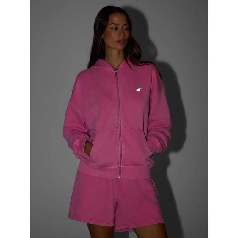 4F Women's oversize sweatshirt with hood női pulóver