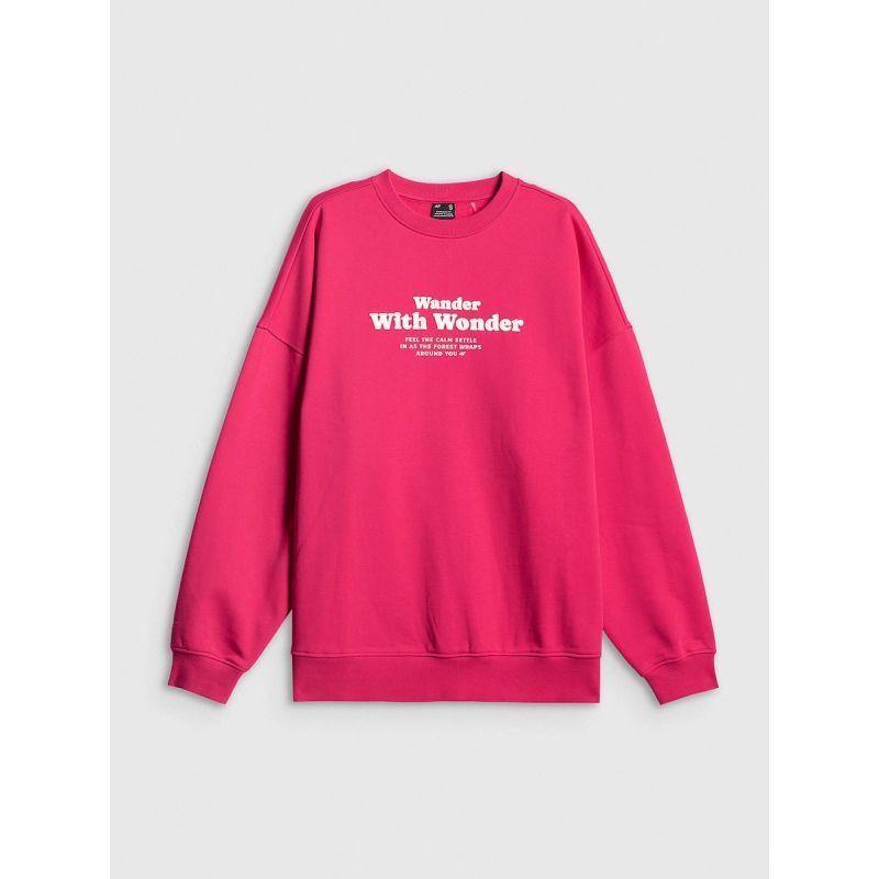 4F Women's oversize sweatshirt without hood női pulóver