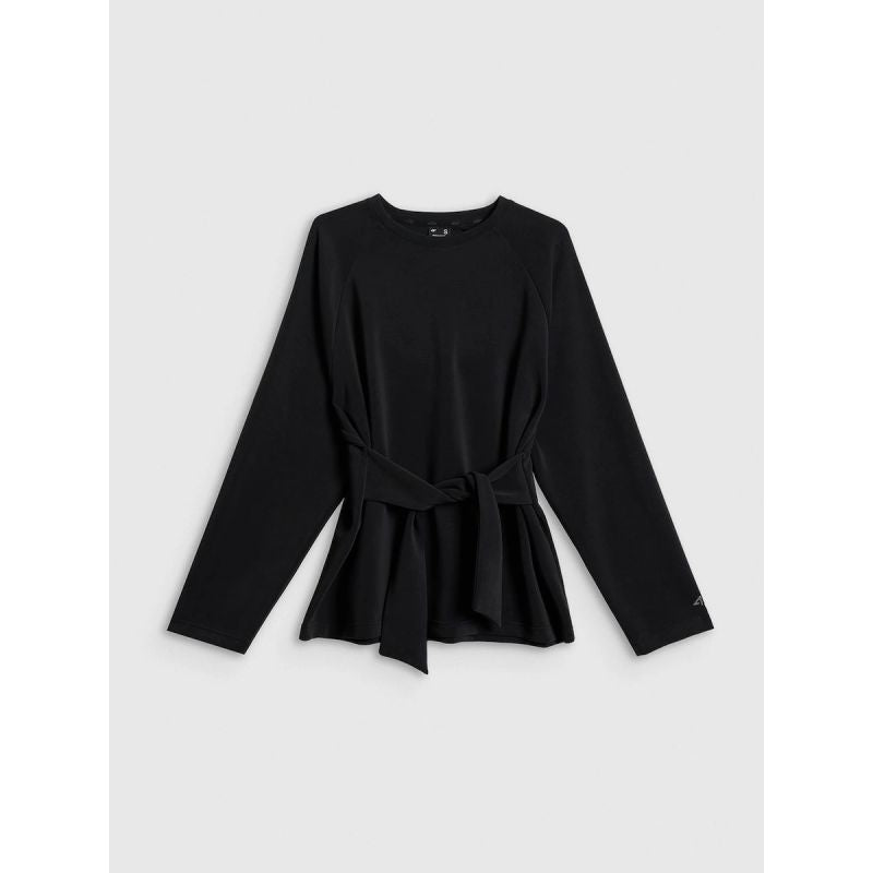 4F Women's regular sweatshirt with ties and modal női pulóver 4FRSS26TSWSF2784-20S