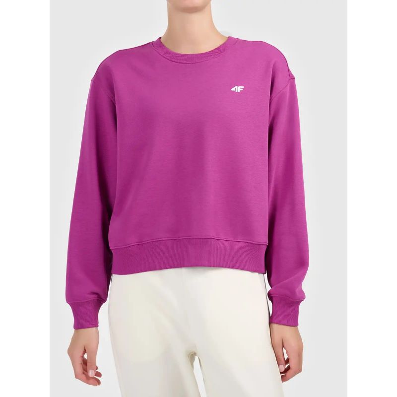 4F Women's round neck open sweatshirt 3xl női pulóver 4FWAW26TSWSF2672-54S