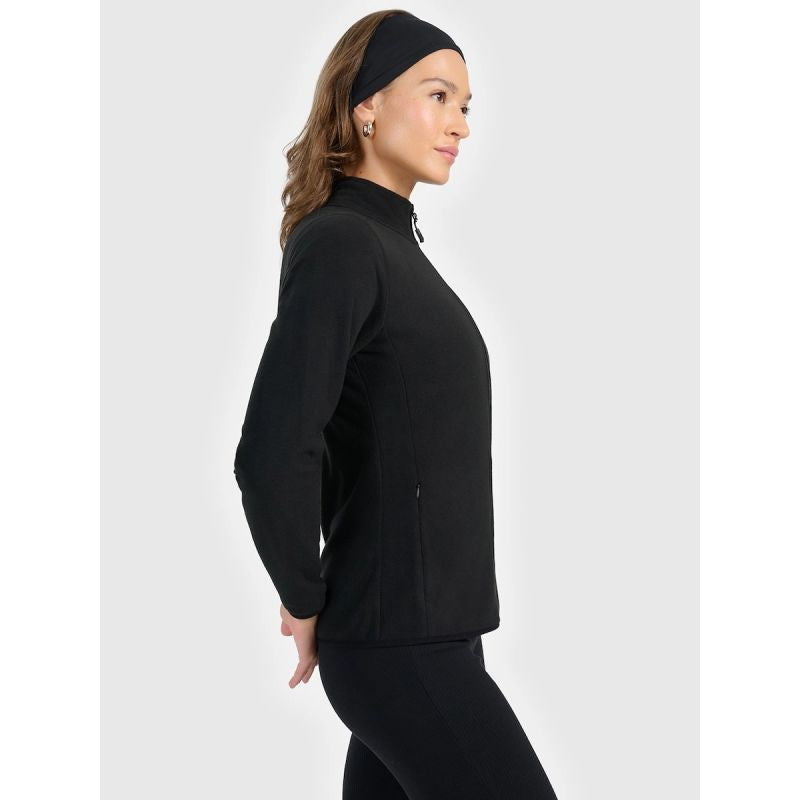 4F Women’s Slim-Fit Fleece with Stand-Up Collar dzseki