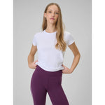 4F Women's slim plain T-shirt női póló 4FRAW25TTSHF3623-10S