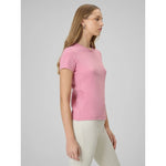 4F Women's slim plain T-shirt női póló 4FRAW25TTSHF3623-56S