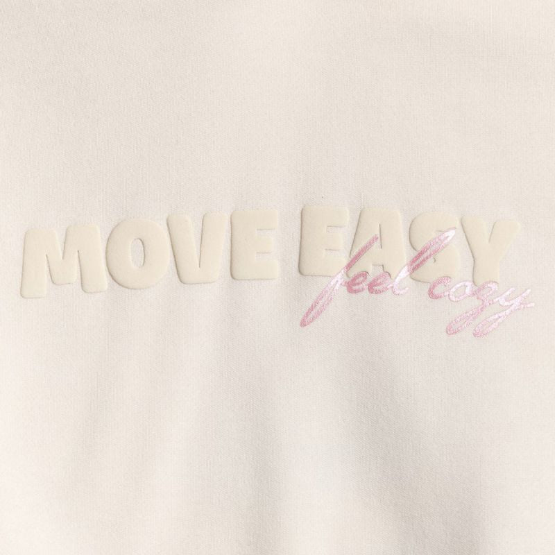 4F Women's sweatshirt F2175 cream 12S bézs női pulóver 4FWSS26TSWSF217512S