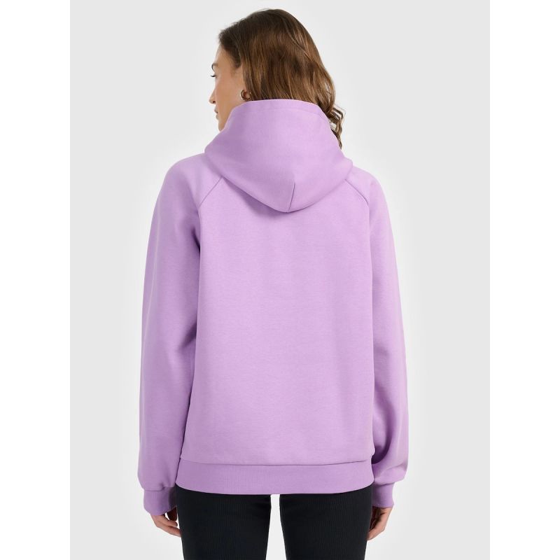 4F Women's sweatshirt with hood, open, női pulóver