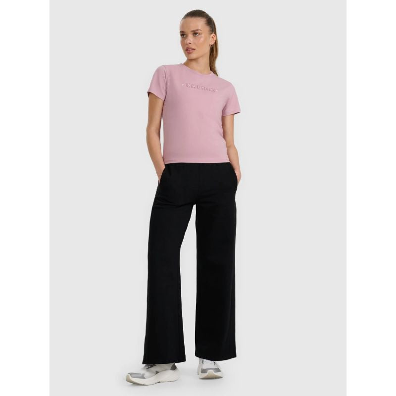 4f Women's wide-leg sweatpants nadrág női 4FRAW25TTROF1614-20S