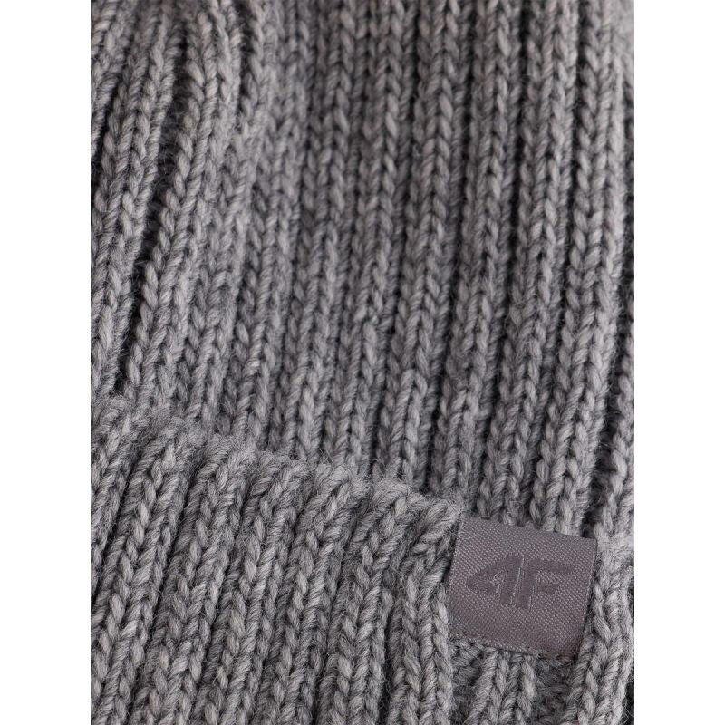 Women's winter hat with wool 4F kötött sapka 4FRAW25ACAPF0802-25M