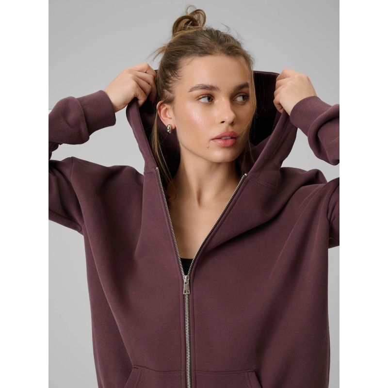 4F Zip-Up Hoodie női kapucnis pulóver