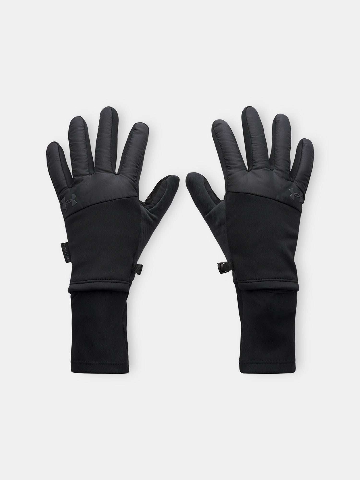 Under Armour Férfi keszty M\'s Storm Fleece Run Gloves-BLK Kesztyű