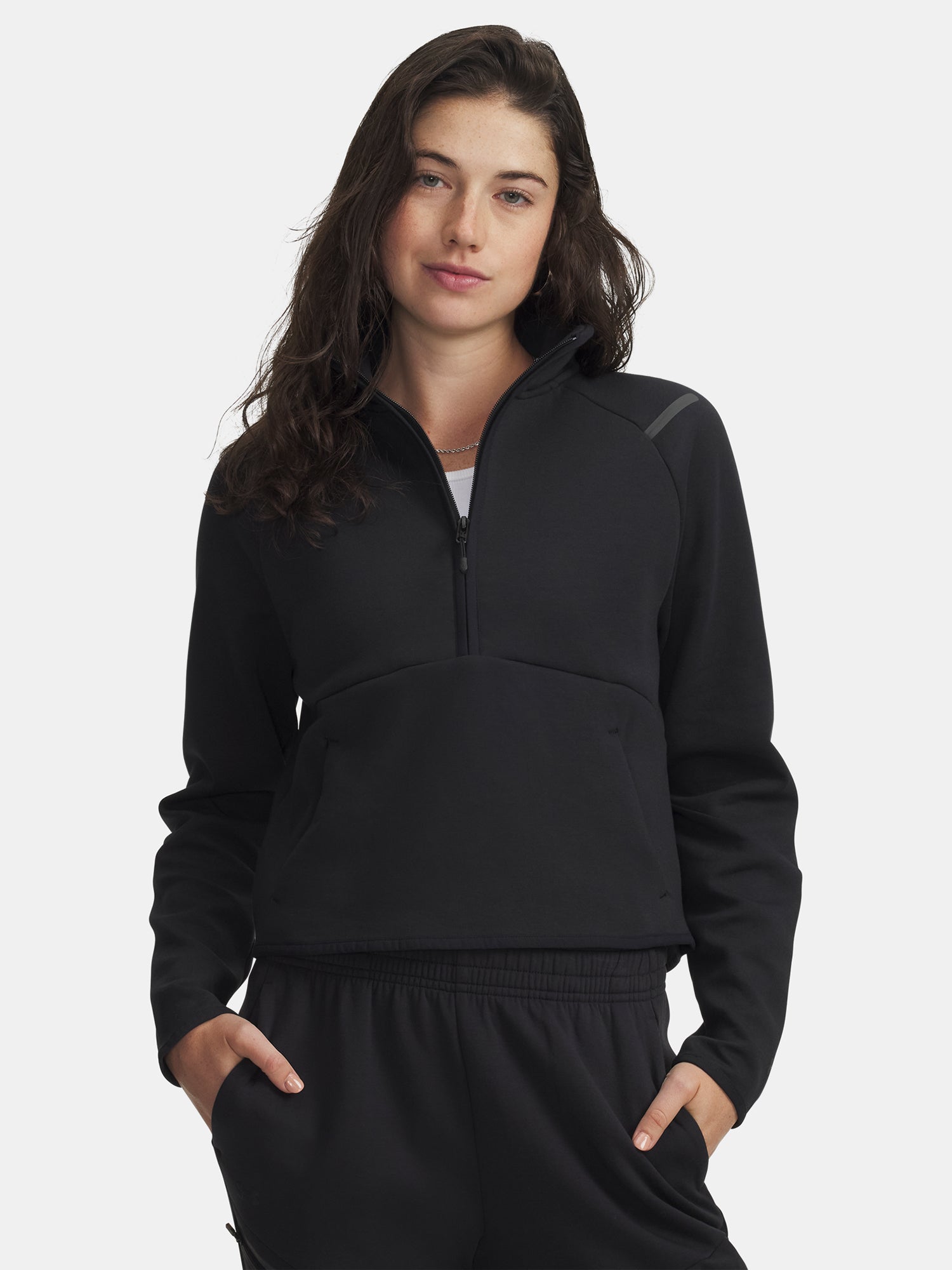 Under Armour Nõi Unstoppable Flc HZ-BLK Pulóver fekete
