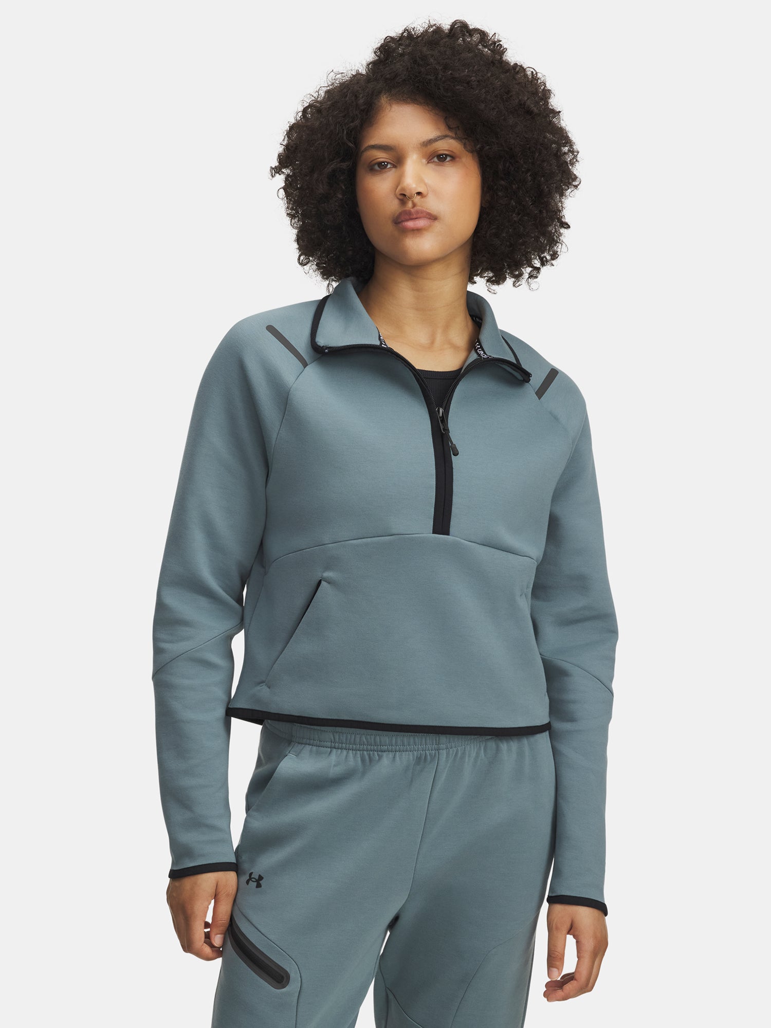 Under Armour Nõi pulóver Unstoppable Flc HZ-BLU Pulóver