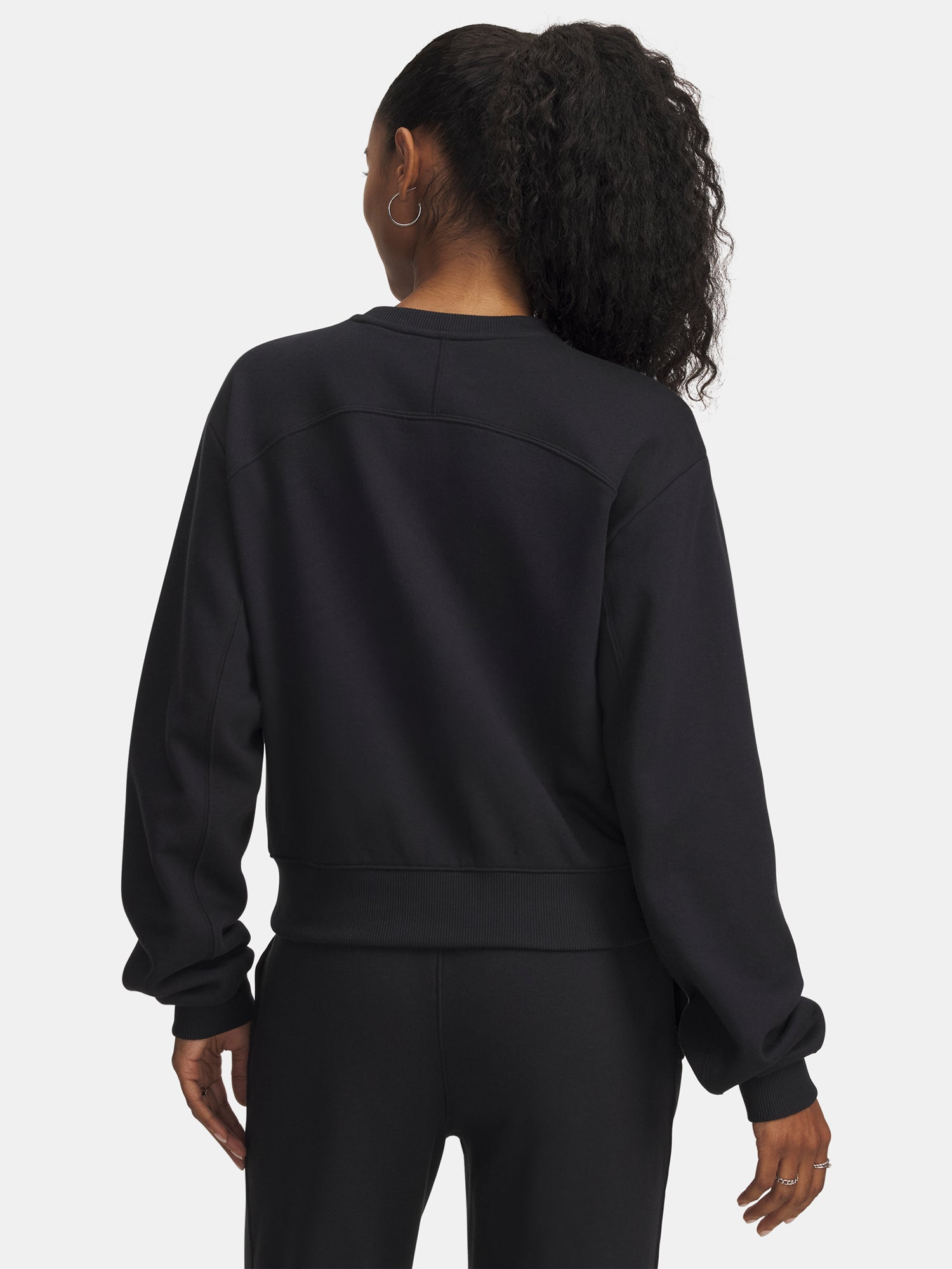 Under Armour Nõi UA Icon Vida Flc Crew-BLK Pulóver fekete