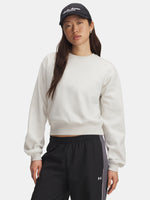 Under Armour Nõi UA Icon Vida Flc Crew-WHT Pulóver fehér
