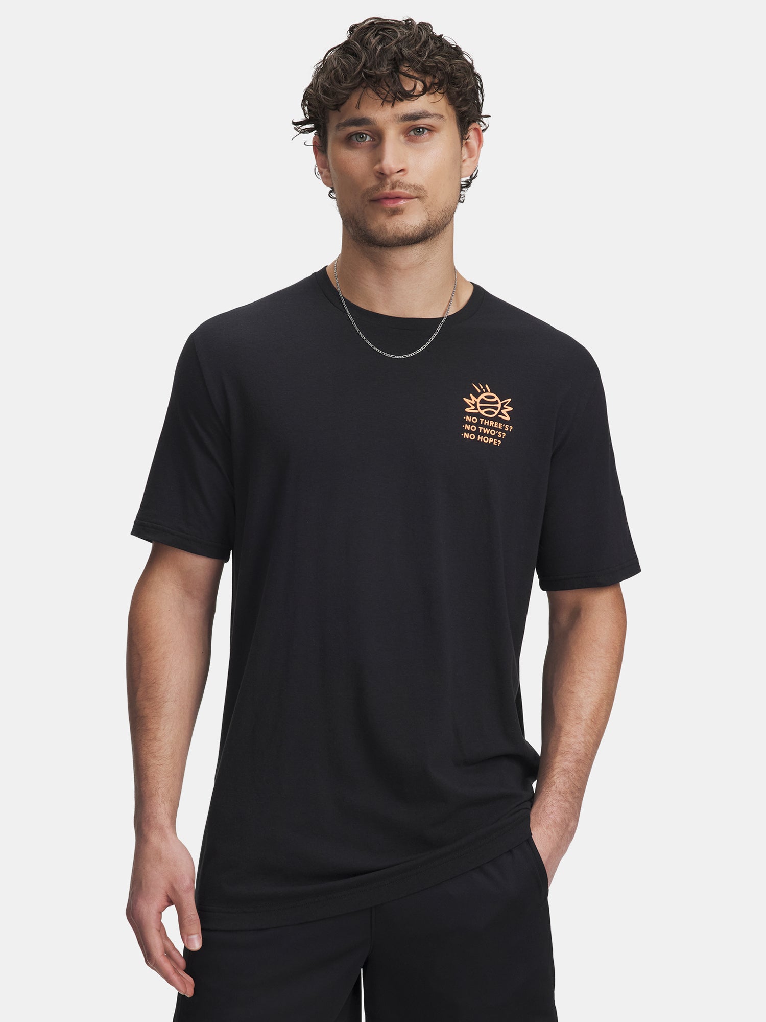 Under Armour Férfi póló UA M 60/40S Can\'t Hoop SS-BLK Póló
