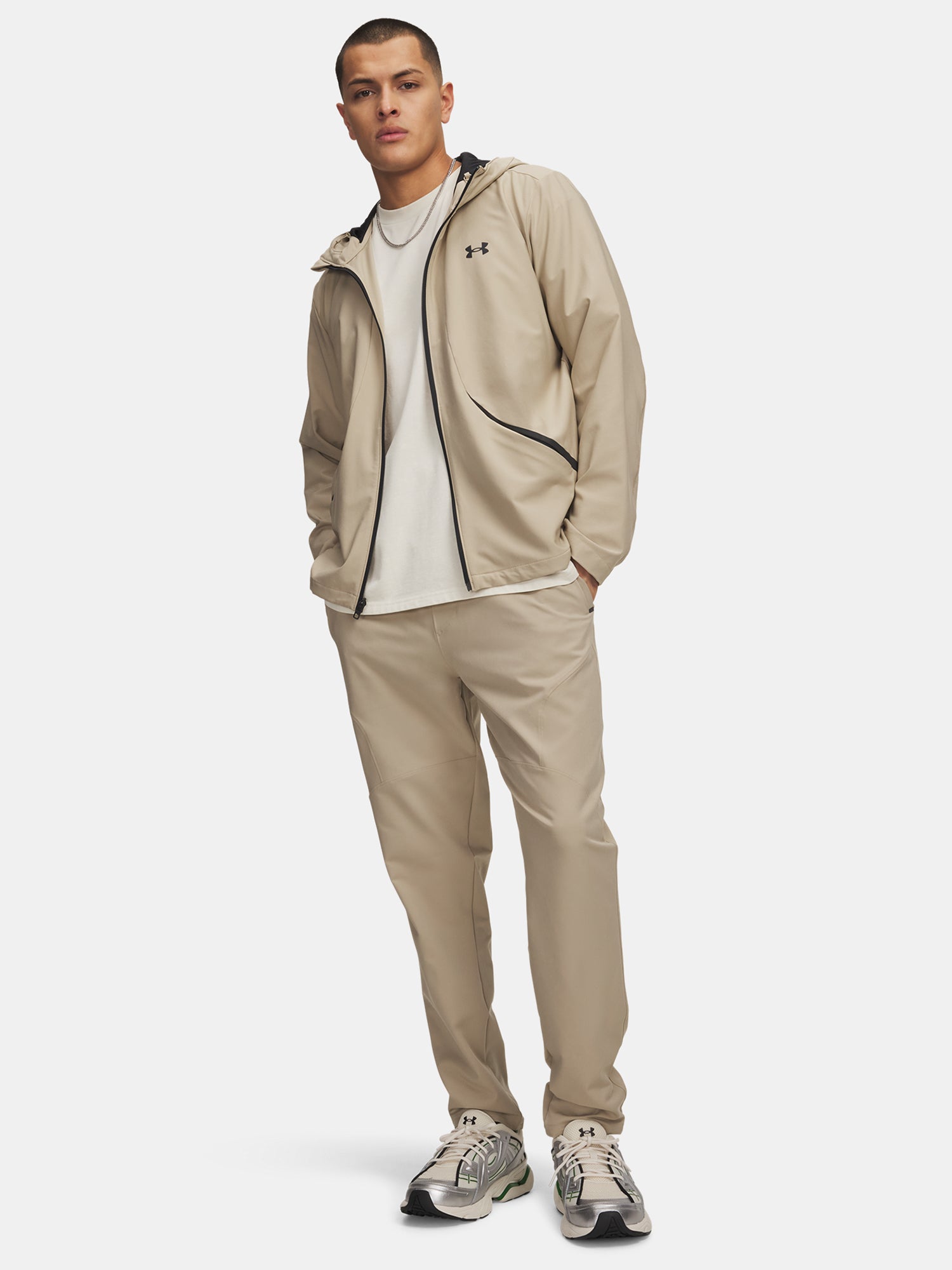 Férfi sportnadrág Under Armour UA Unstoppable Tapered Pants-BRN