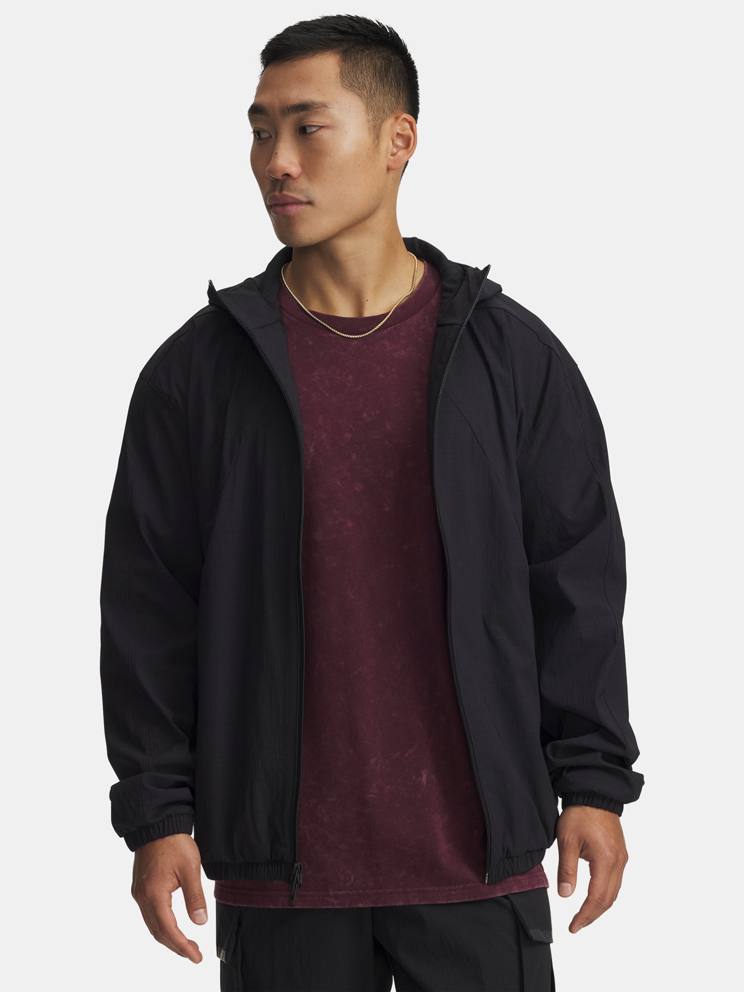 Under Armour Férfi kabát UA Unstoppable Txt Woven Jkt-BLK Kabát