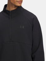 Férfi pulóver Under Armour UA Unstoppable Flc Half Zip-BLK