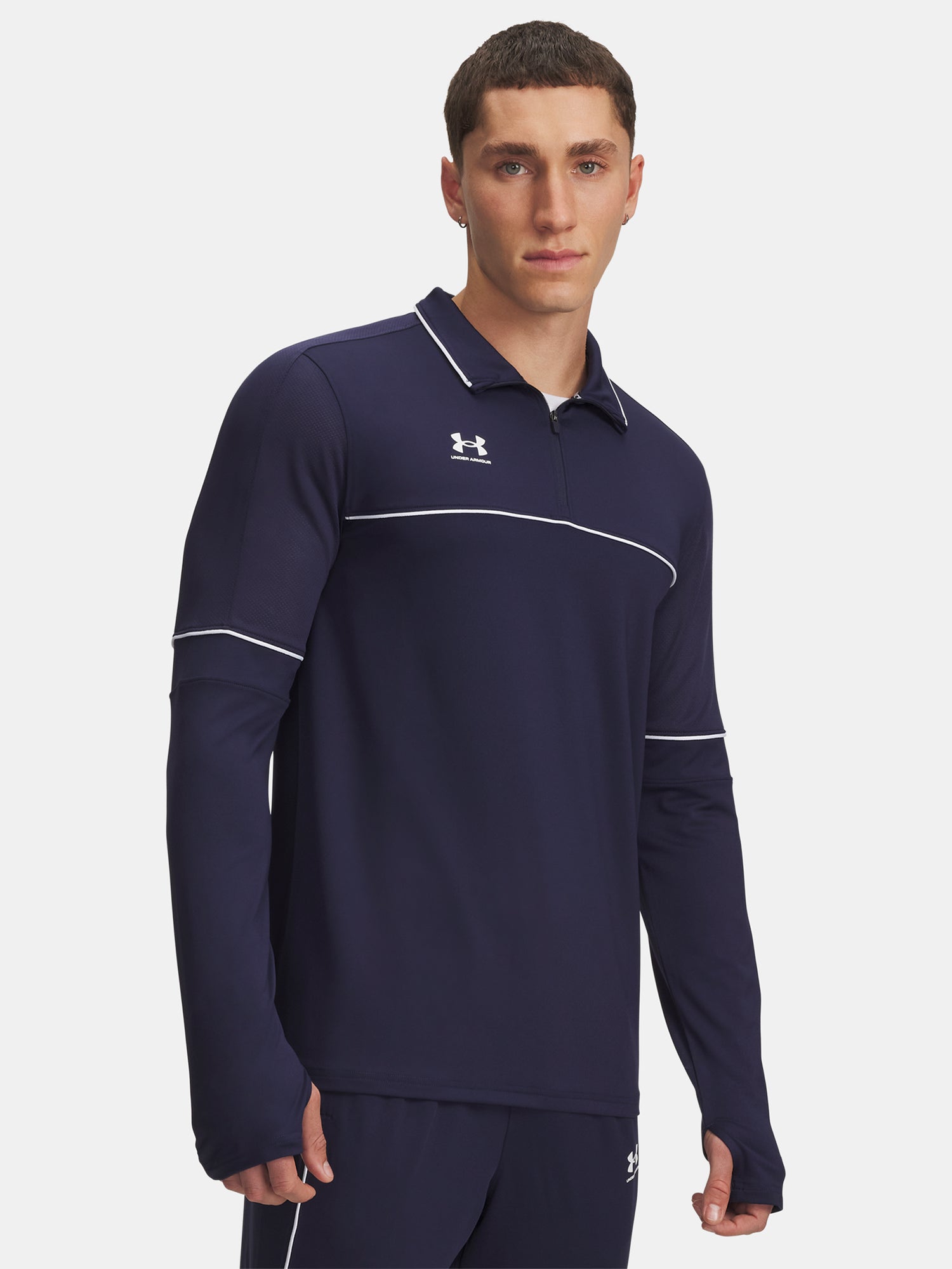 Férfi pulóver Under Armour UA M Challenger Training QZ-BLU