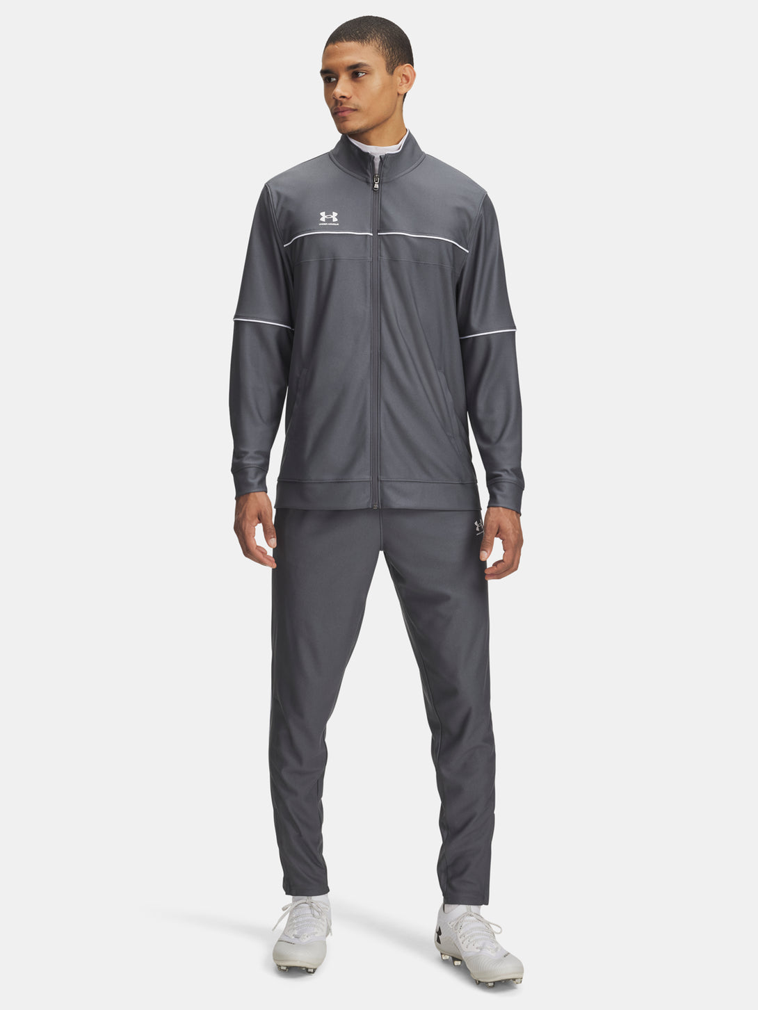 Under Armour Férfi szett UA M Challenger Tracksuit-GRY Melegítő