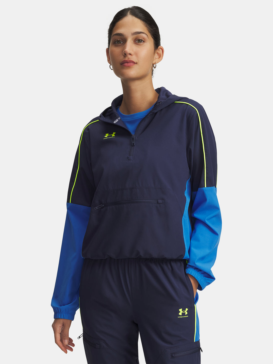 Under Armour Nõi kabát UA W Challenger Anorak-BLU Overál / Anorák