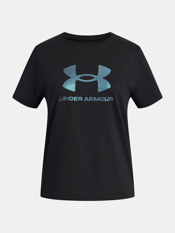Under Armour Lány póló UA G Rival Shimmer SS-BLK Póló
