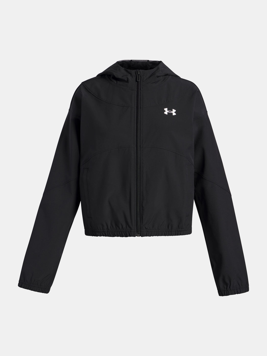 Under Armour Lány kabát UA Rival Woven HD Jacket-BLK Kabát