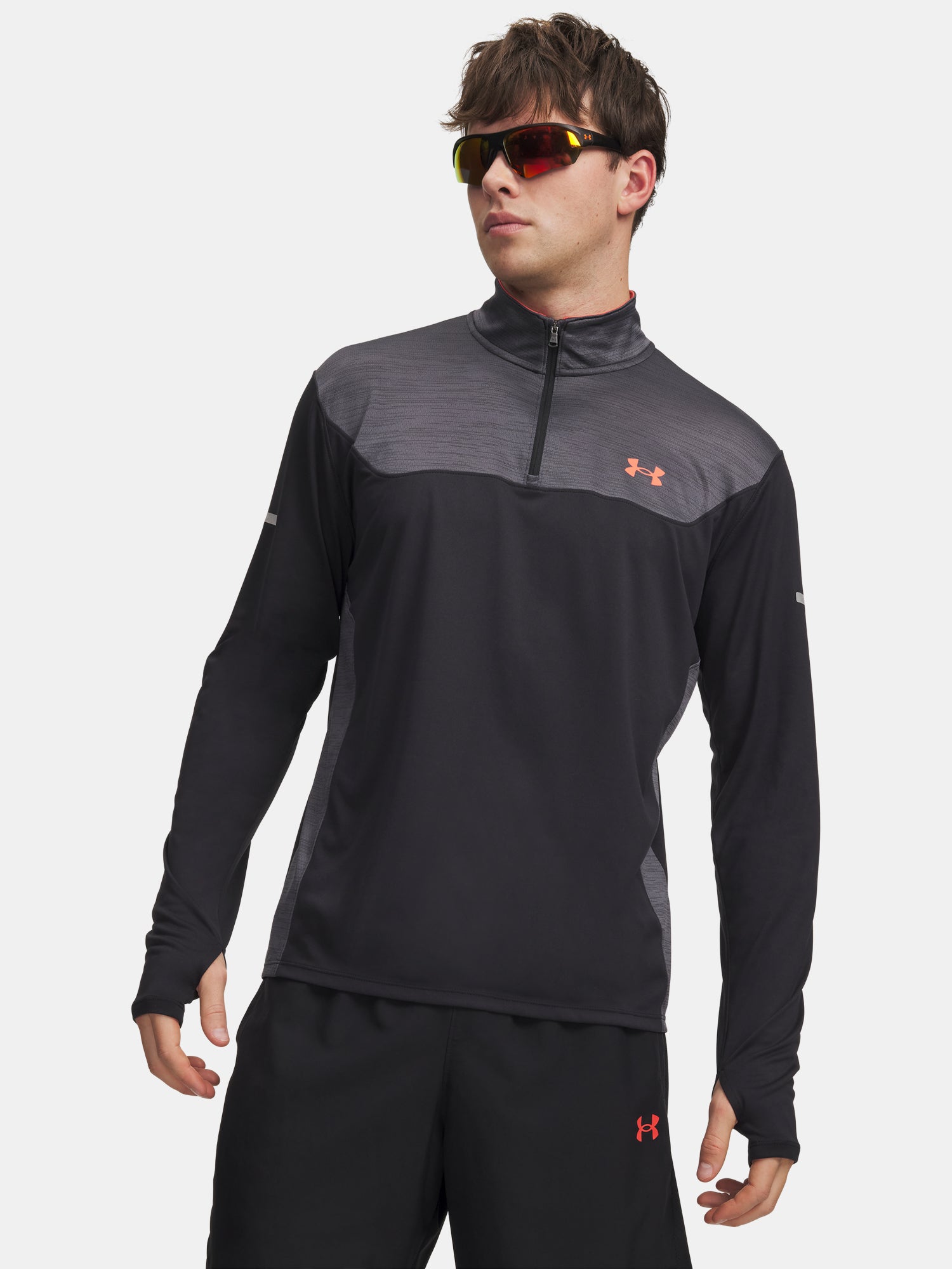 Férfi póló Under Armour UA Tech Utility 1/4 Zip-BLK