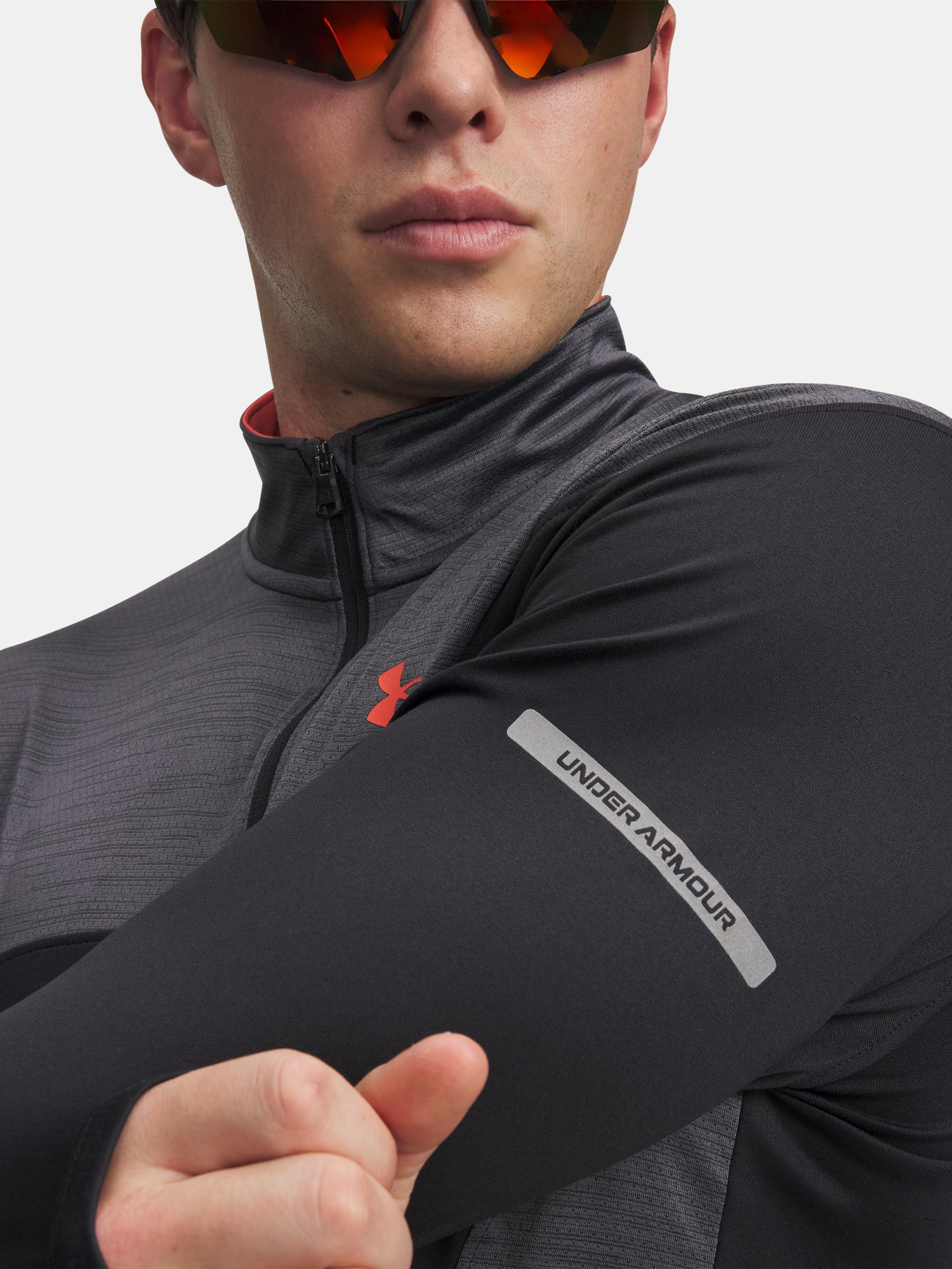 Férfi póló Under Armour UA Tech Utility 1/4 Zip-BLK