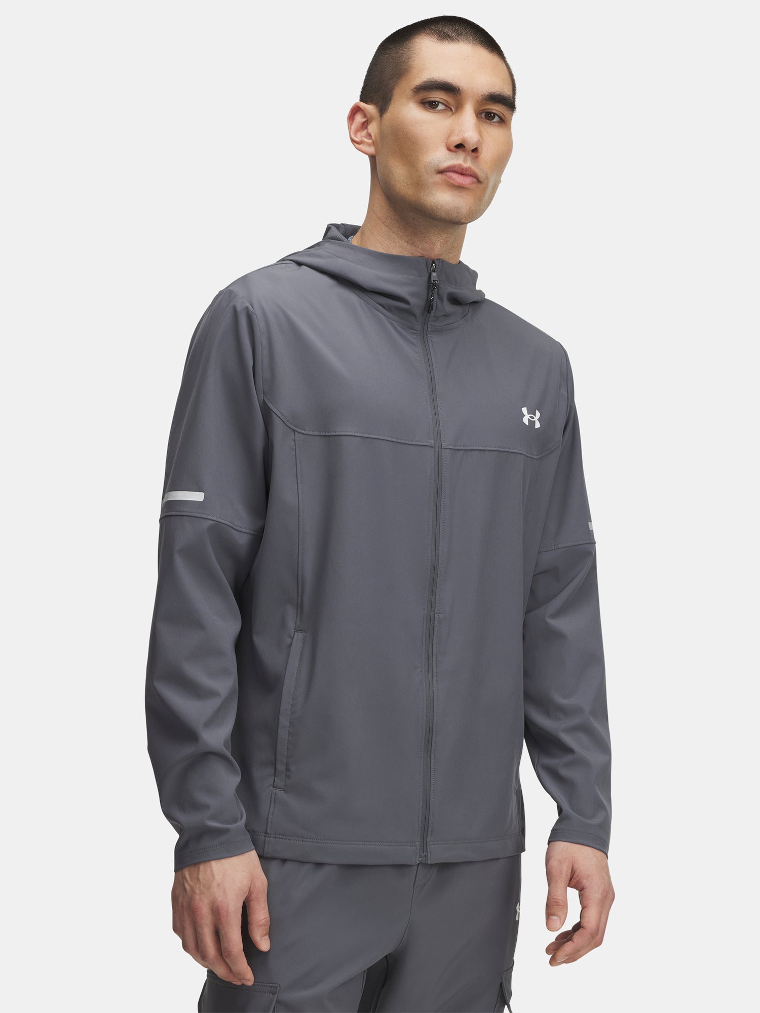 Férfi kabát Under Armour UA Tech Utility Woven Jckt-GRY
