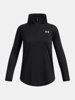 Lány pulóver Under Armour UA Tech Wordmark HZ-BLK