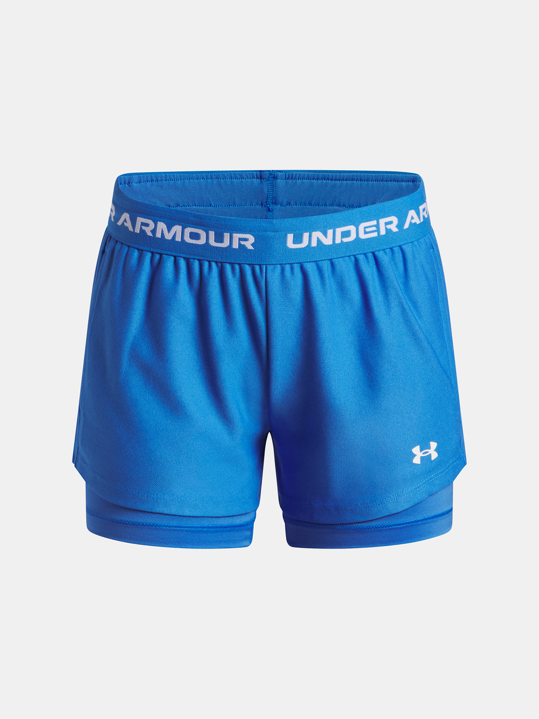 Under Armour Lány rövidnadrág UA Tech Play Up 2n1 Short-BLU Short