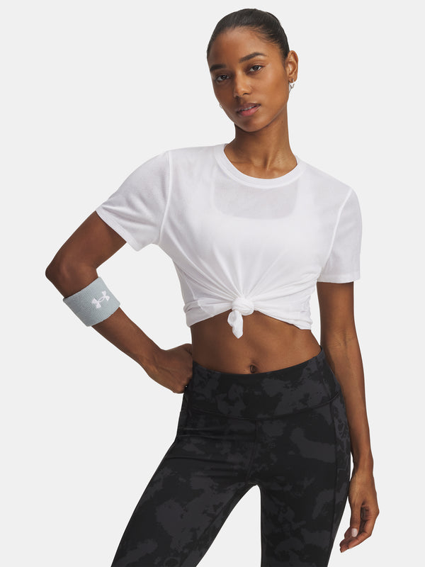 Under Armour Nõi póló UA Launch Jacquard SS-WHT Póló