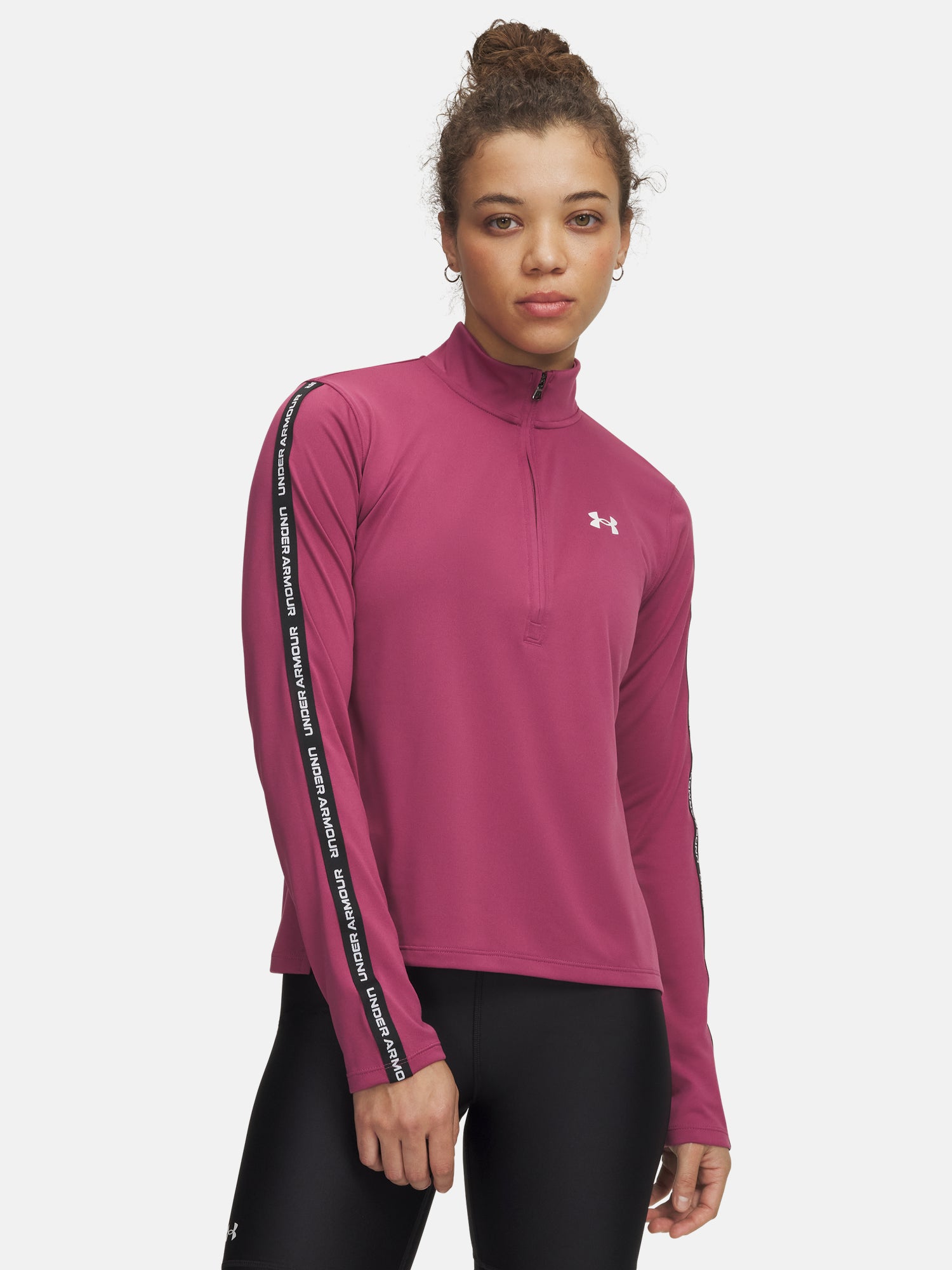 Under Armour Nõi UA Tech WM Tape Half Zip-RED Pulóver piros