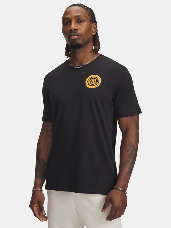 Under Armour Férfi póló UA ARMOUR CLUB SS-BLK Póló