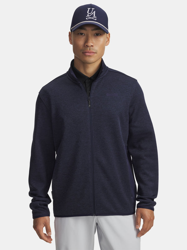 Under Armour Férfi pulóver UA Drive Sweaterfleece FZ-BLU Kapucnis pulóver 