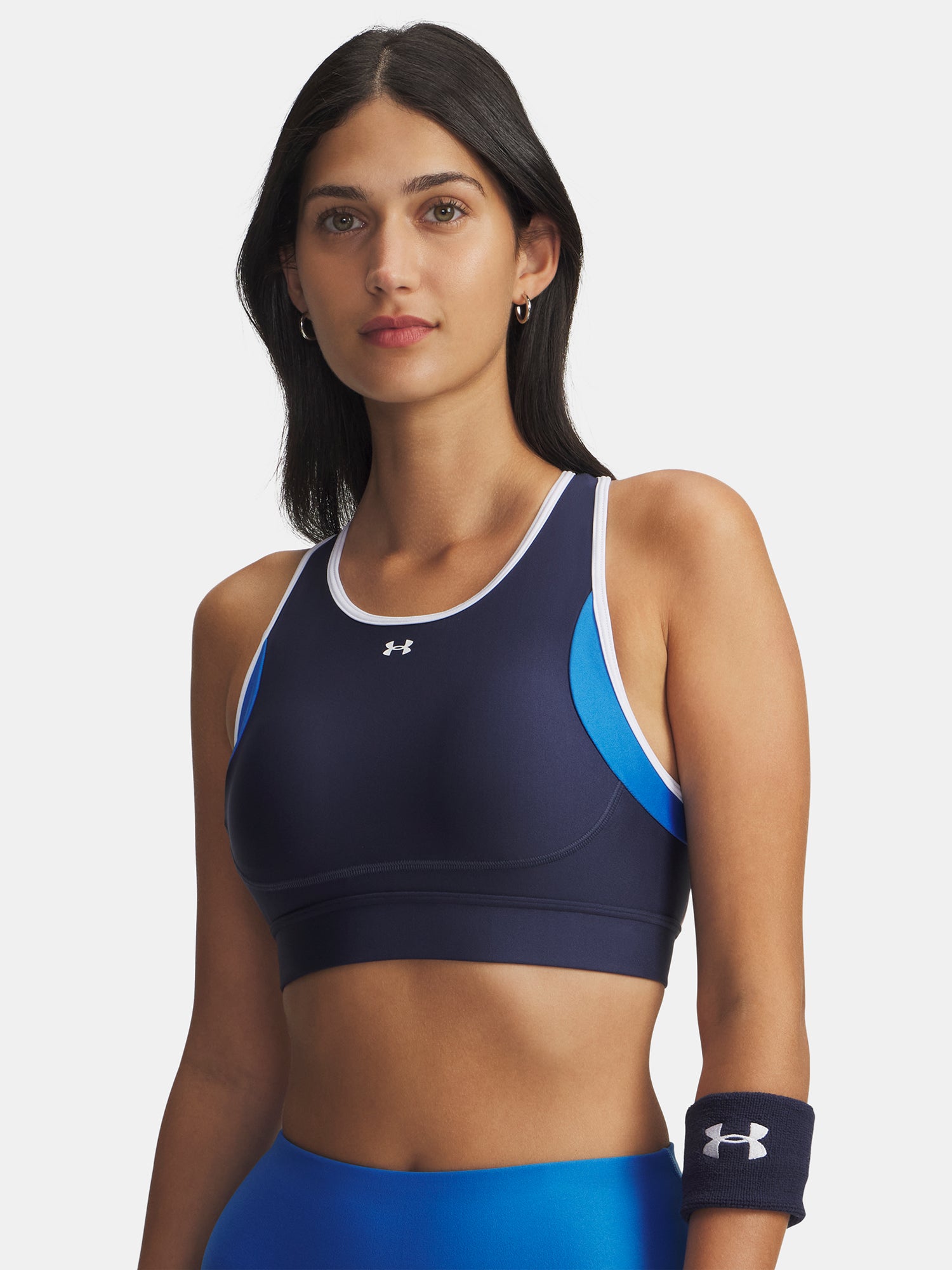 Under Armour Nõi melltartó UA Crossback Mid Open Back-BLU Sportmelltartó