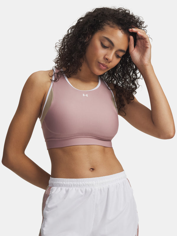 Under Armour Nõi melltartó UA Crossback Mid Open Back-PNK Sportmelltartó