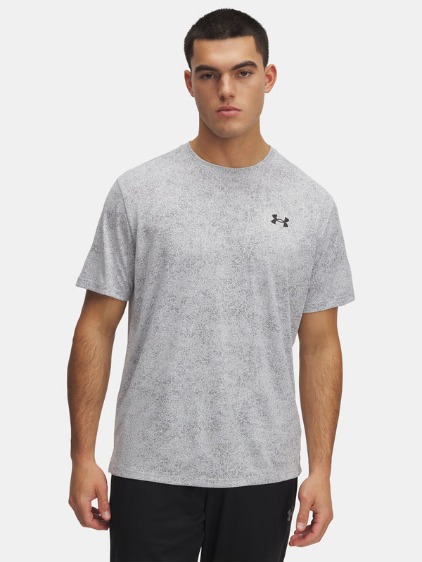 Under Armour Férfi póló UA Tech Tee Pixelate-GRY Póló