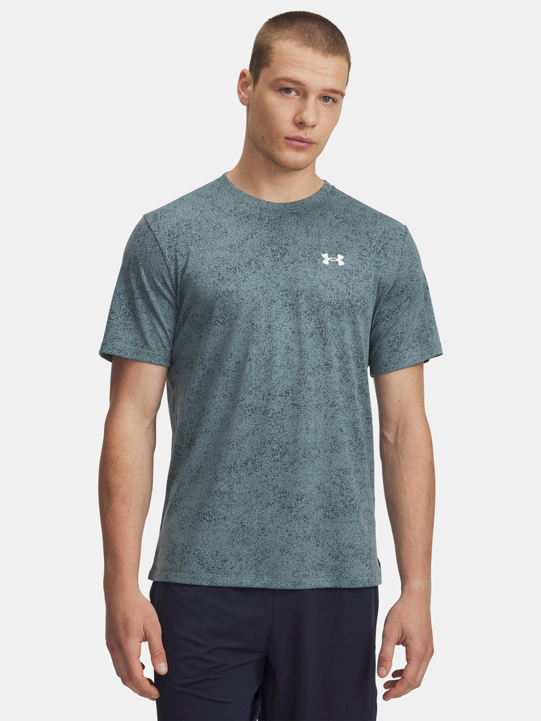 Under Armour Férfi póló UA Tech Tee Pixelate-BLU Póló
